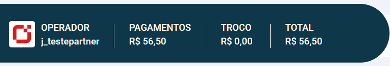 Resumo do pagamento